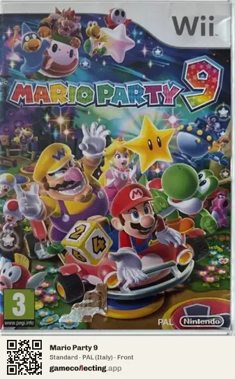 Mario Party 9 Nintendo Wii, Italy box front