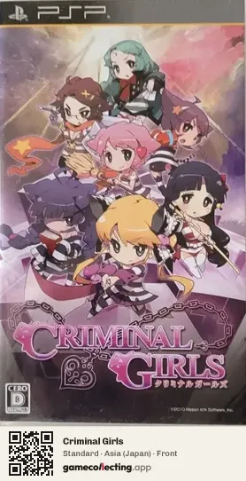 Criminal Girls PlayStation Portable, Asia box front