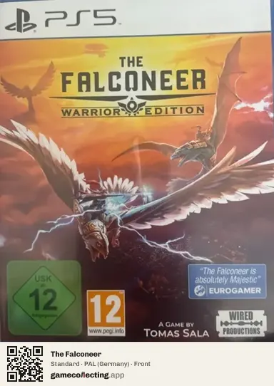 The Falconeer PlayStation 5, Germany box front
