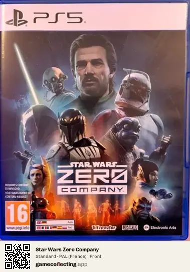 Star Wars Zero Company PlayStation 5, France box front