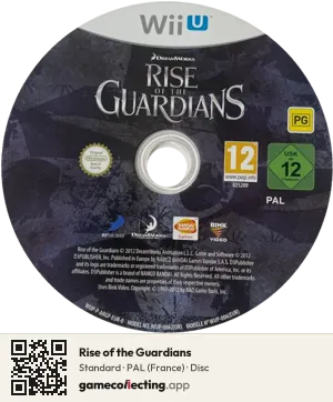 Rise of the Guardians Nintendo Wii U, PAL disc
