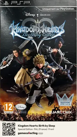 Kingdom Hearts: Birth by Sleep PlayStation Portable, France box front