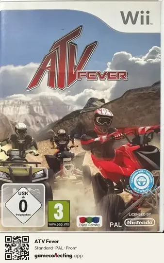 ATV Fever Nintendo Wii, PAL box front