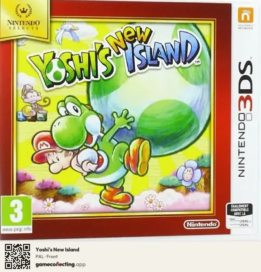 Yoshi's New Island Nintendo 3DS, PAL box front
