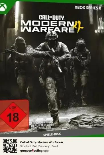 Call of Duty: Modern Warfare 4 Xbox Series X, Germany box front