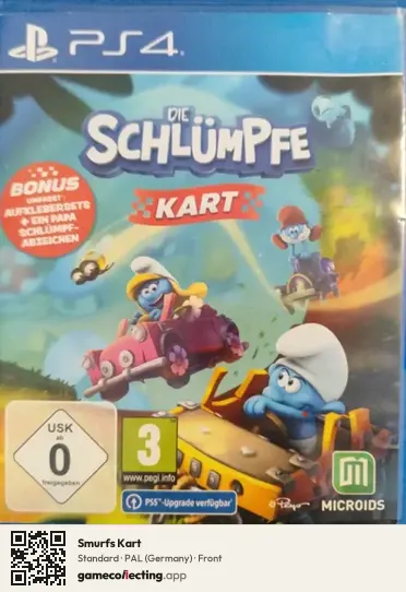 Smurfs Kart PlayStation 4, Germany box front