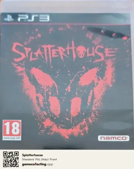 Splatterhouse PlayStation 3, Italy box front