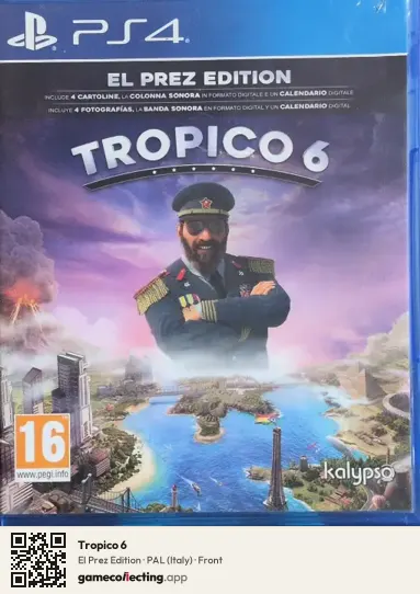 Tropico 6 PlayStation 4, Italy box front