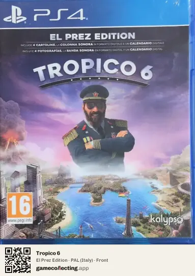 Tropico 6 PlayStation 4, Italy box front
