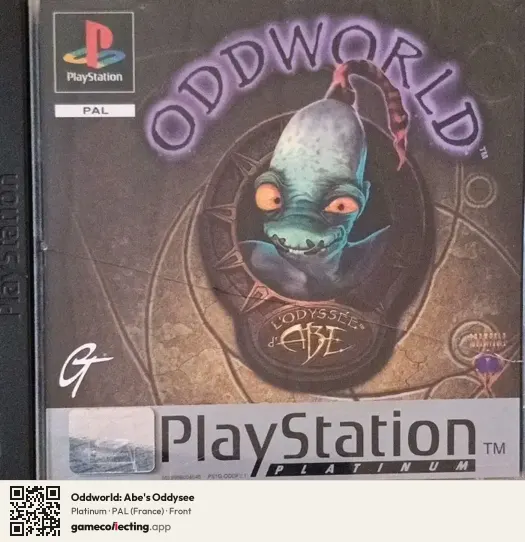Oddworld: Abe's Oddysee PlayStation, France box front