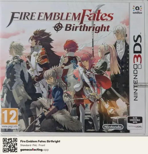 Fire Emblem Fates: Birthright Nintendo 3DS, PAL box front