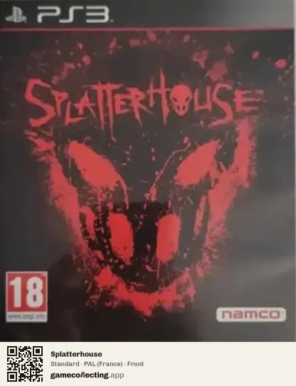 Splatterhouse PlayStation 3, France box front
