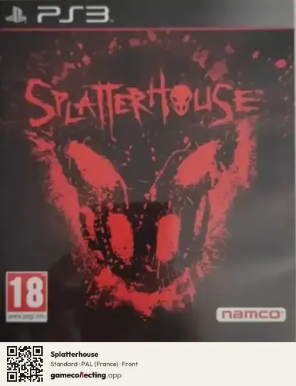 Splatterhouse PlayStation 3, France box front