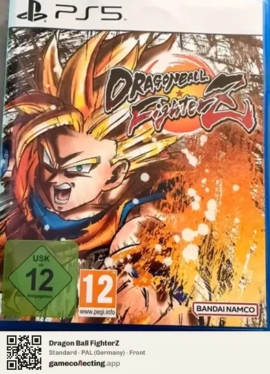 Dragon Ball FighterZ PlayStation 5, Germany box front