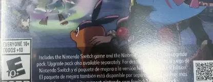 Pokémon Legends: Z-A, the ESRB box on its front