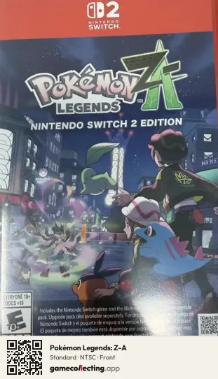 Pokémon Legends: Z-A Nintendo Switch 2, NTSC box front