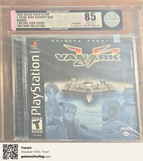 Vanark PlayStation, NTSC box front