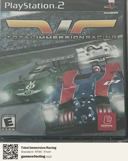 Total Immersion Racing PlayStation 2, NTSC box front