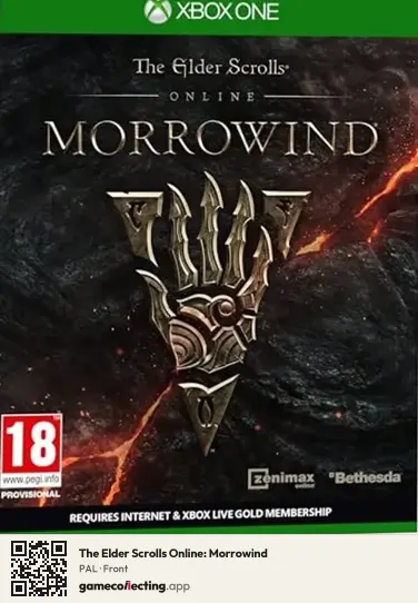 The Elder Scrolls Online: Morrowind Xbox One, PAL box front