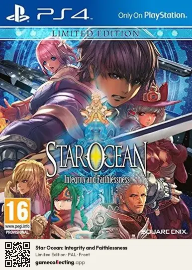 Star Ocean: Integrity and Faithlessness PlayStation 4, PAL box front
