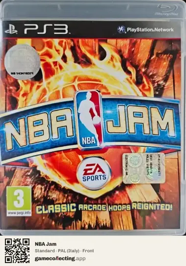 NBA Jam PlayStation 3, Italy box front