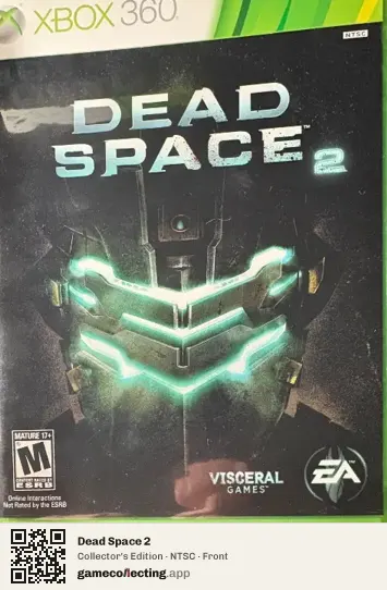 Dead Space 2 Xbox 360, NTSC box front