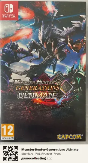 Monster Hunter Generations Ultimate Nintendo Switch, France box front