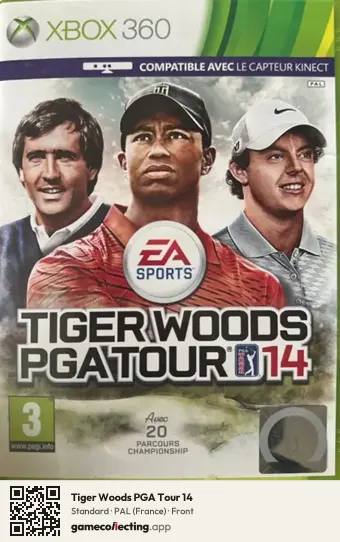 Tiger Woods PGA Tour 14 Xbox 360, France box front