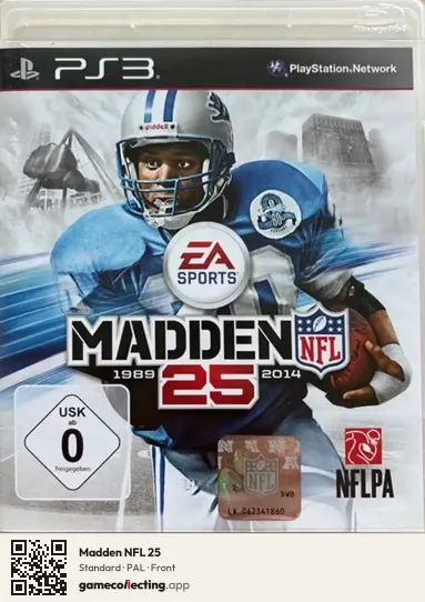 Madden NFL 25 PlayStation 3, PAL box front