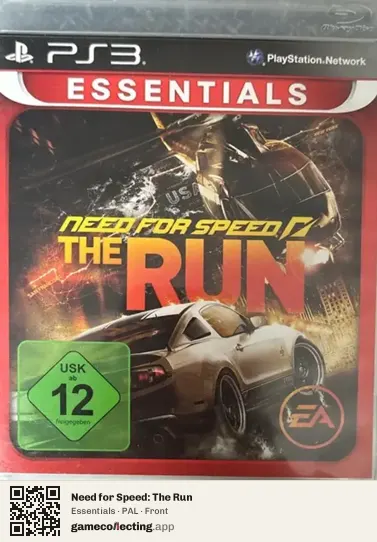 Need for Speed: The Run PlayStation 3, PAL box front
