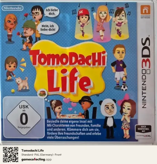 Tomodachi Life Nintendo 3DS, Germany box front