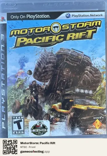MotorStorm: Pacific Rift PlayStation 3, NTSC box front