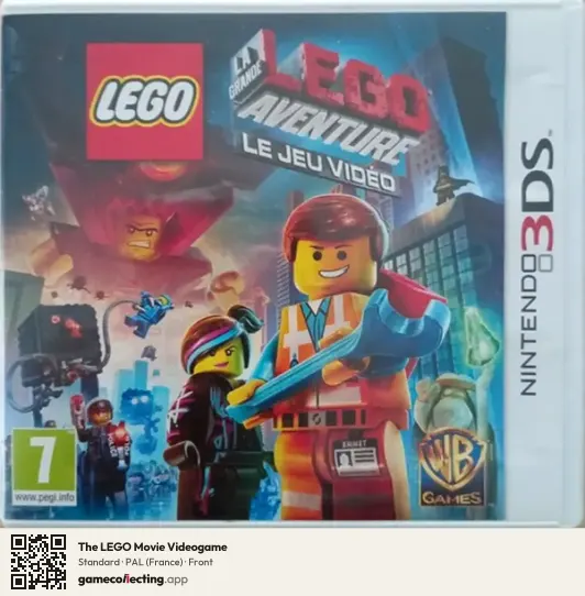 The LEGO Movie Videogame Nintendo 3DS, France box front