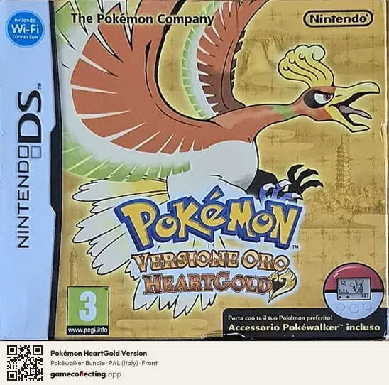 Pokémon HeartGold Version Nintendo DS, Italy box front