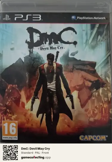 DmC: Devil May Cry PlayStation 3, PAL box front