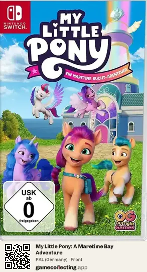 My Little Pony: A Maretime Bay Adventure Nintendo Switch, Germany box front