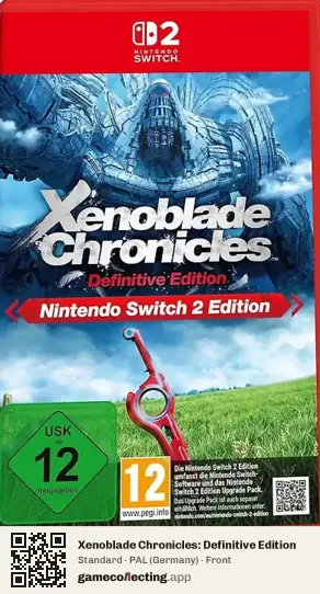 Xenoblade Chronicles: Definitive Edition Nintendo Switch 2, Germany box front