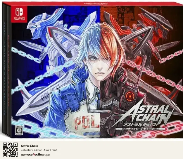 Astral Chain Nintendo Switch, Asia box front