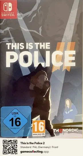 This Is the Police 2 Nintendo Switch, Germany box front