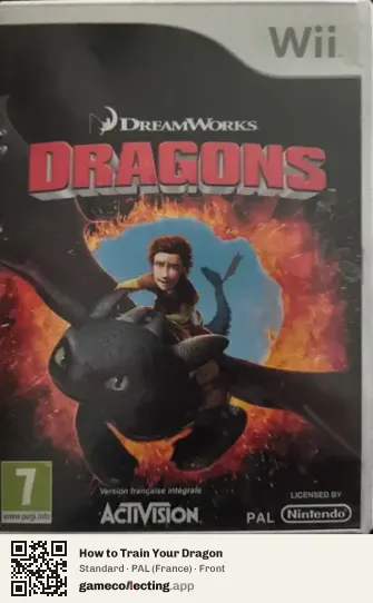 How to Train Your Dragon Nintendo Wii, France box front