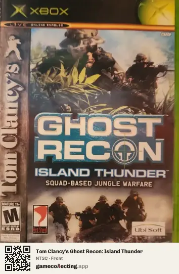 Tom Clancy's Ghost Recon: Island Thunder Xbox, NTSC box front