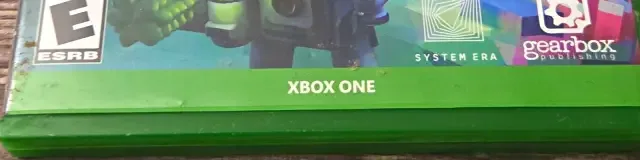 Astroneer, the ESRB box on its front
