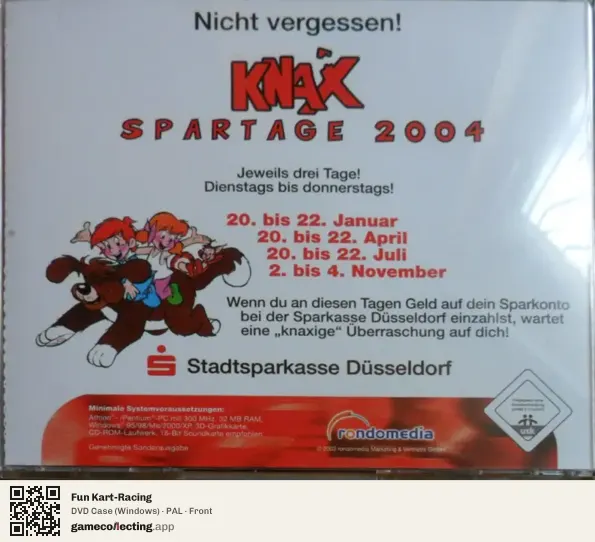 Fun Kart-Racing Computer, PAL box front
