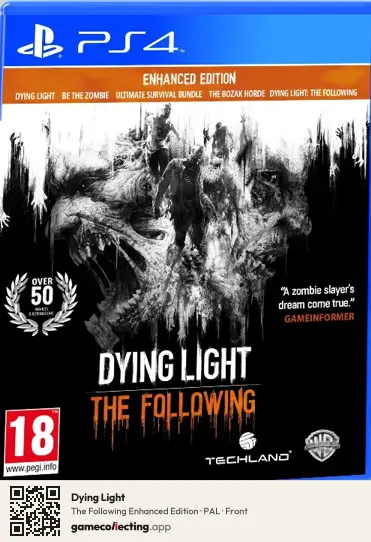 Dying Light PlayStation 4, PAL box front