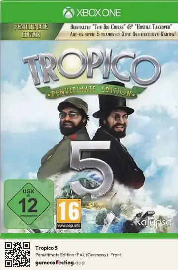 Tropico 5 Xbox One, Germany box front