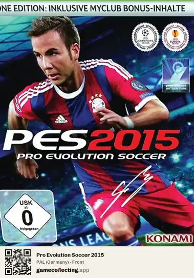 Pro Evolution Soccer 2015 Xbox One, Germany box front