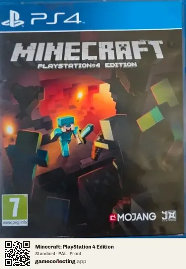 Minecraft: PlayStation 4 Edition PlayStation 4, PAL box front