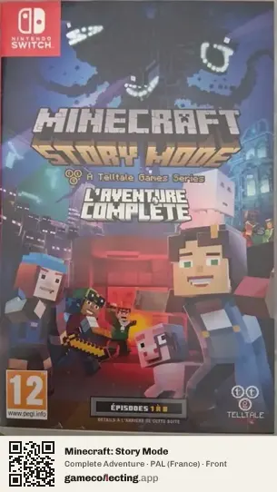 Minecraft: Story Mode Nintendo Switch, France box front
