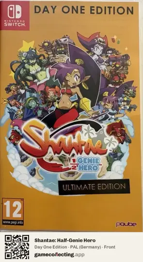 Shantae: Half-Genie Hero Nintendo Switch, Germany box front