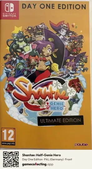Shantae: Half-Genie Hero Nintendo Switch, Germany box front